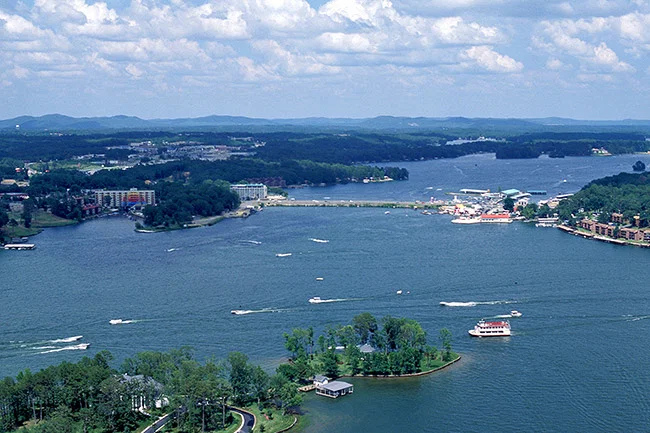 Lake Hamilton aerial